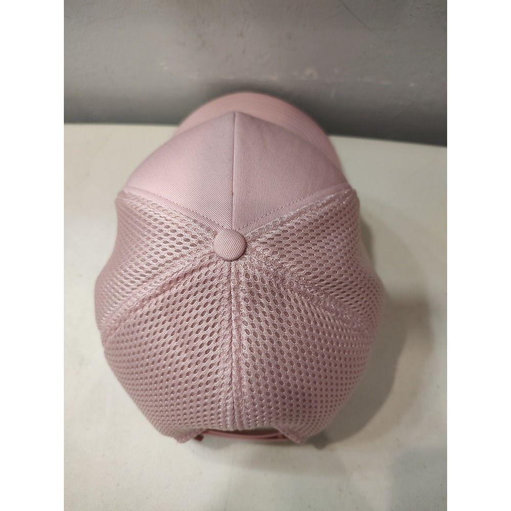 Lululemon Trucker Hat Logo Pink Unisex Cap L/XL Snapback Adjustable Mesh Back - Picture 5 of 9